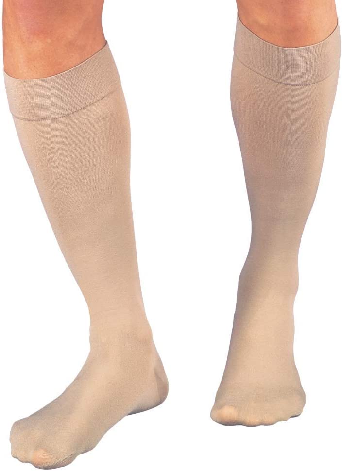 Code 1 Supply BSN 114811 Jobst Compression Stocking Relief Knee High 15-20mmHG X-Large Full Calf Beige Closed Toe (Each)
