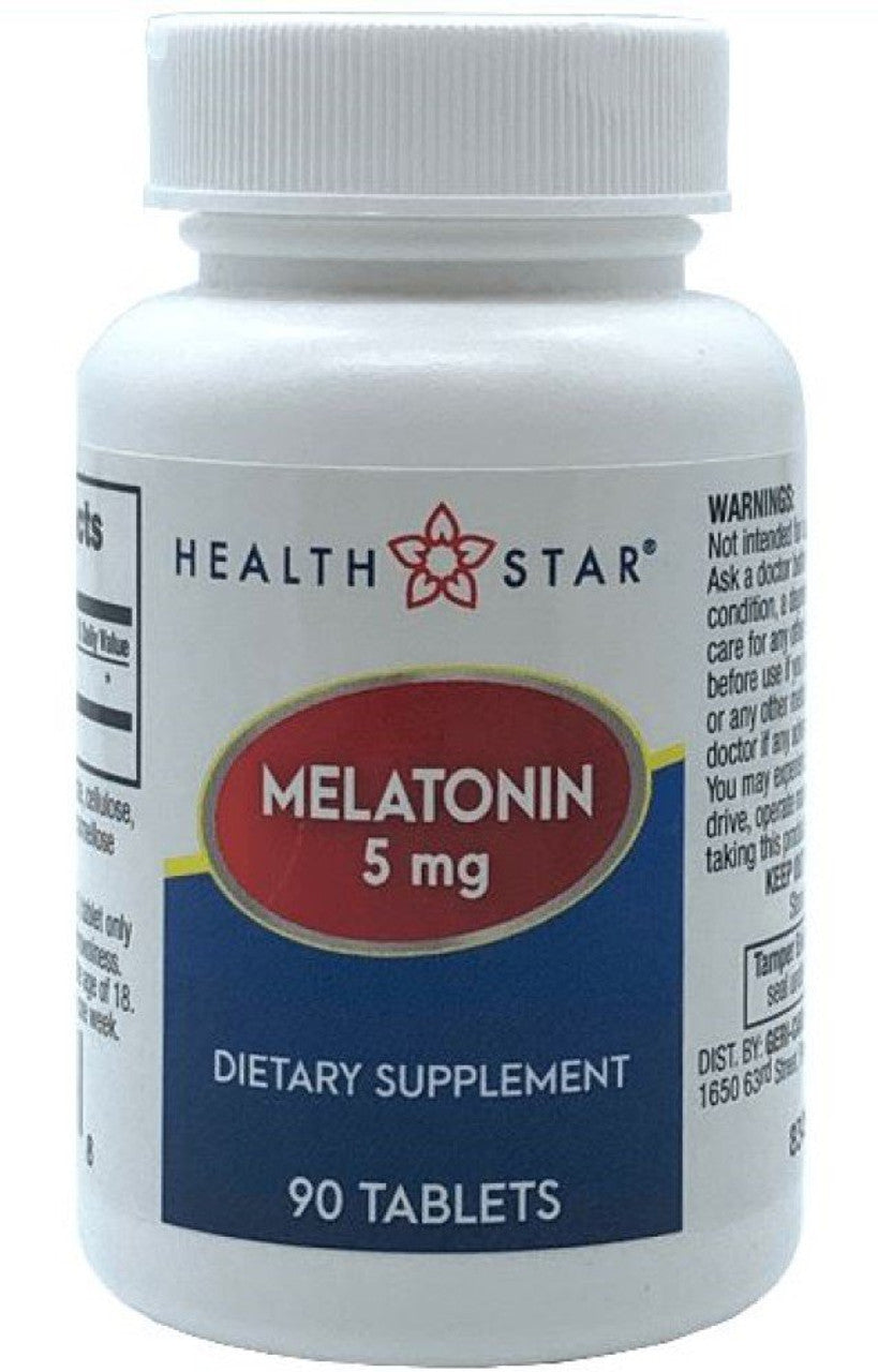 Code 1 Supply GeriCare Melatonin 5mg Tablets (Bottle of 90)