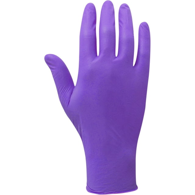 Code 1 Supply Halyard 50602 Nitrile-Xtra Exam Gloves 12 IN Purple - Medium (Box of 50)