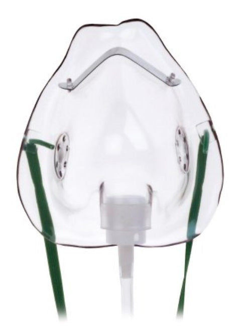 Code 1 Supply Medline HUD1040 Medium Concentration Oxygen Mask, Adult (Case of 50)