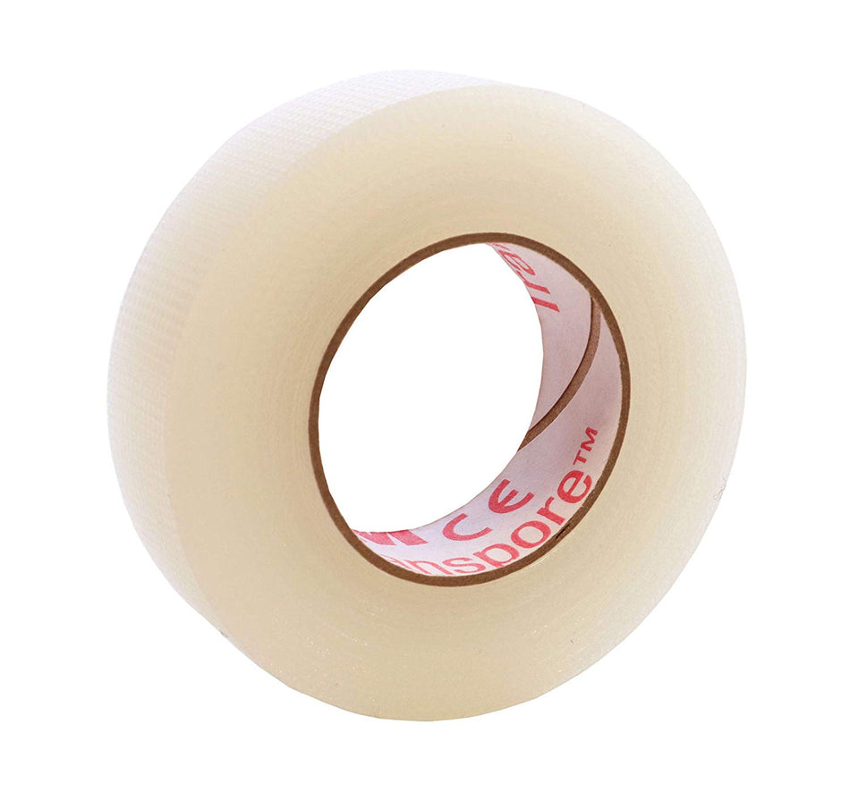 Code 1 Supply 3M Transpore Surgical Medical First-Aid Plastic Tape 1/2" x 10 Yards Non-Sterile - 6 Rolls #1527-0