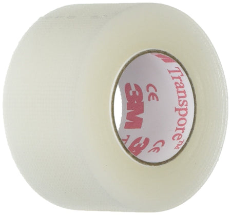 Code 1 Supply 3M 1527-1 Transpore Surgical Tape 1 in. x 10 yds. (Each)