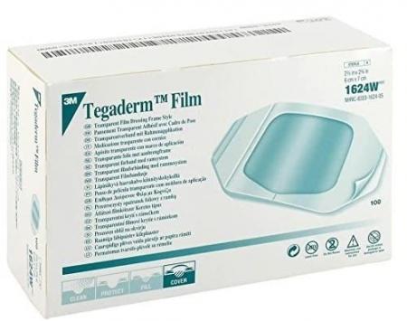 Code 1 Supply 3M Tegaderm Transparent Film Dressing, 2 3/8 x 2 3/4 Inch - 1/Pack of 20