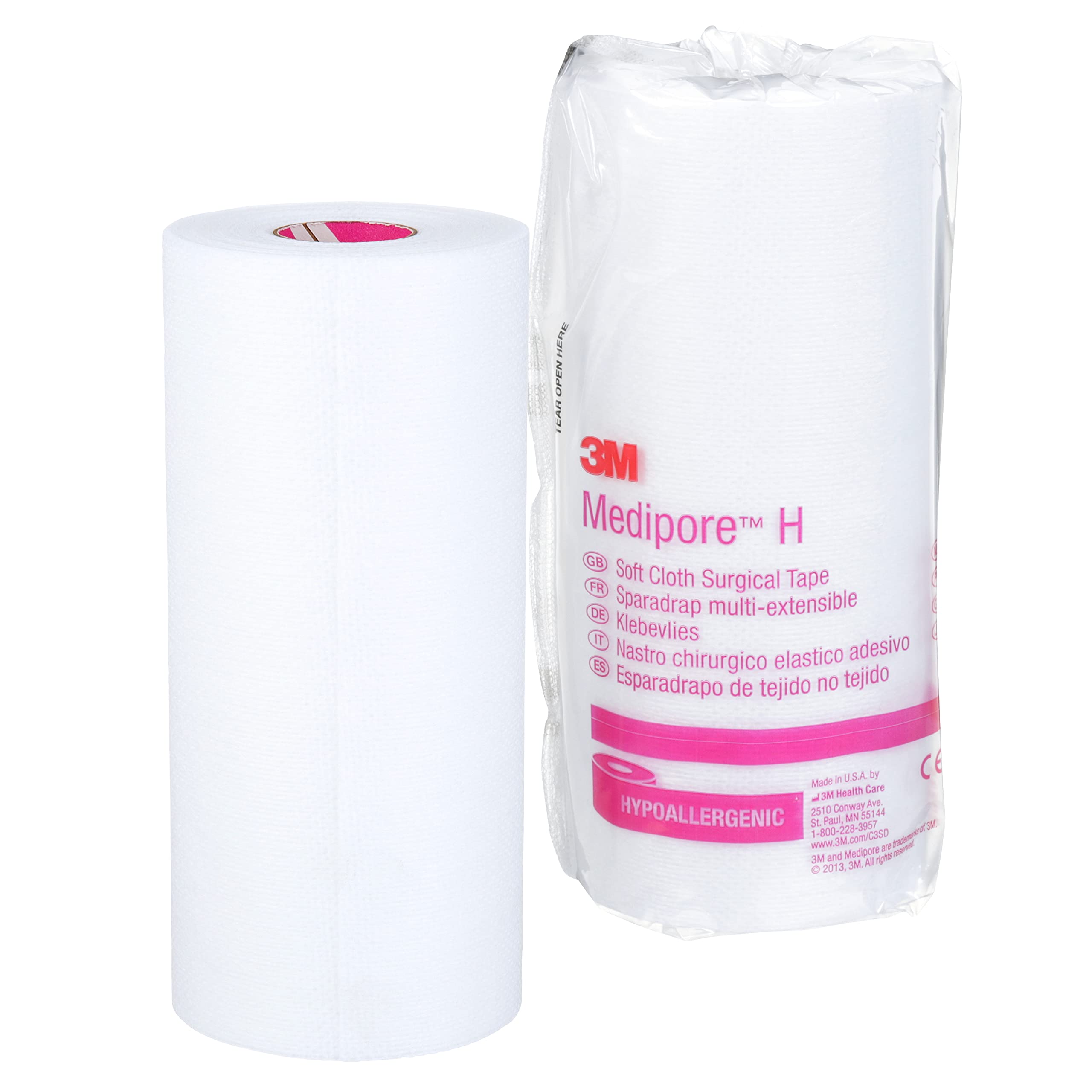 Code 1 Supply 3M Medipore H 2866 Soft Cloth Surgical Tape, 6 in. x 10 yds. (1 Roll)