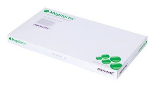 Code 1 Supply Molnlycke 293200 Mepiform Silicone Sheeting for Scar Reduction, 2 in. x 3 in. (Each)