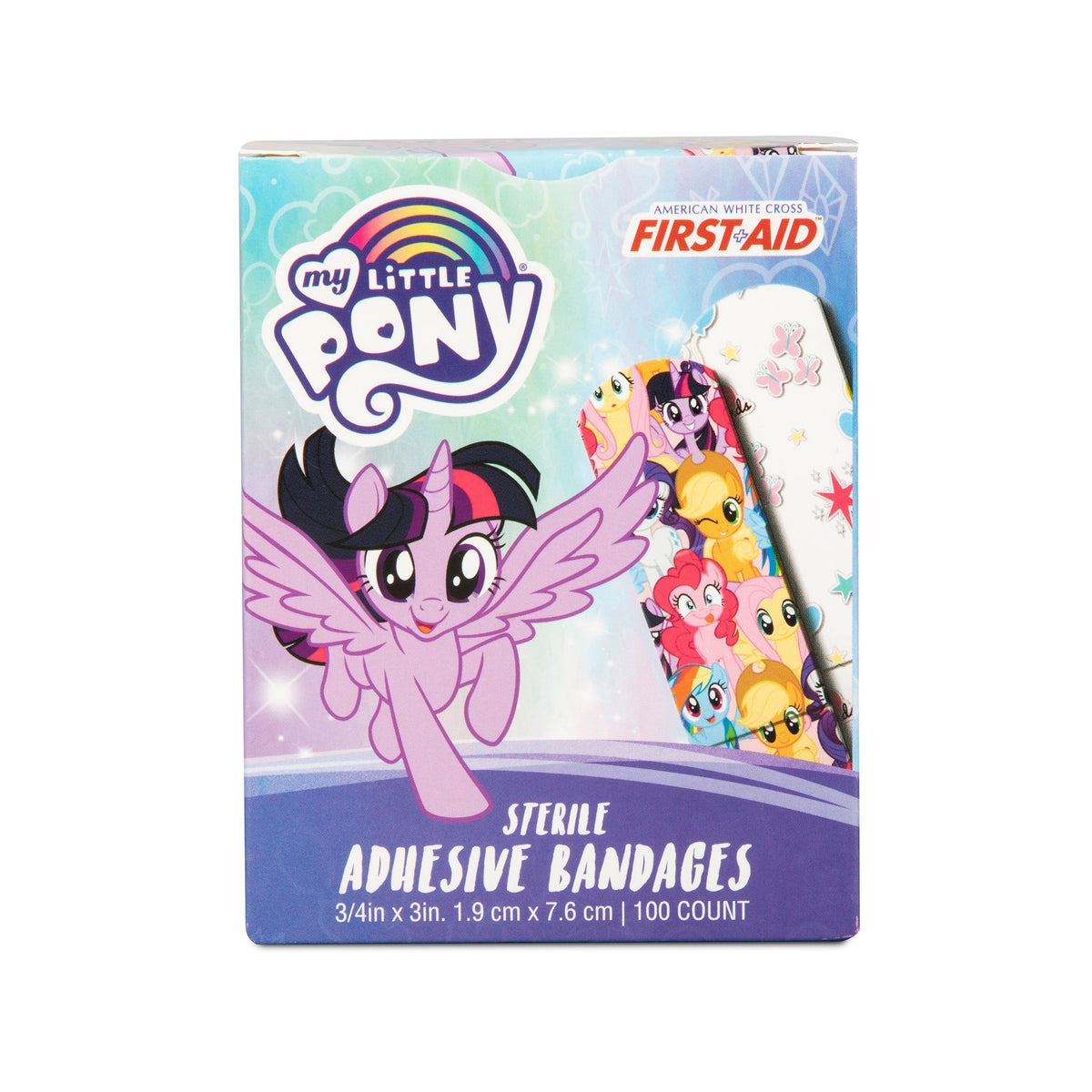 Code 1 Supply My Little Pony Adhesive Bandages 3/4" x 3" - (100 per box)