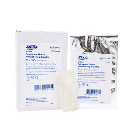 Code 1 Supply Petrolatum Dressing 3" x 18" - (12 per Box)