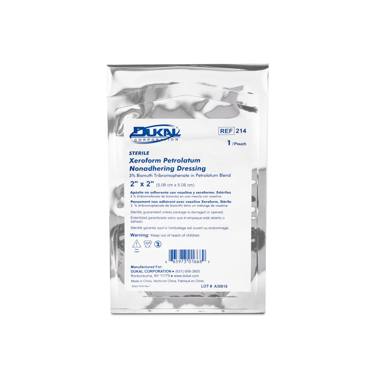 Code 1 Supply Xeroform Dressing 2" x 2" - (25 per Box)