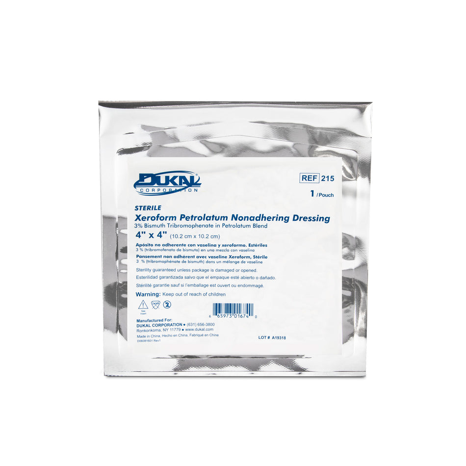 Code 1 Supply Xeroform Dressing 4" x 4" - (25 per Box)