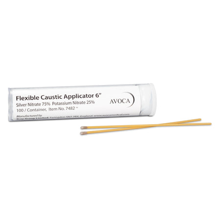 Code 1 Supply Silver Nitrate Applicators 6" - (100 per Vial)