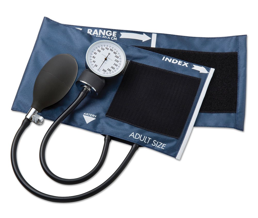 Code 1 Supply Prosphyg™ 775 Pocket Aneroid Sphygmomanometer-NAVY-ADULT SIZE