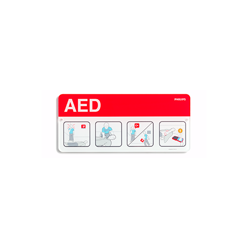 Code 1 Supply Philips Heartstart AED Awareness Placecard