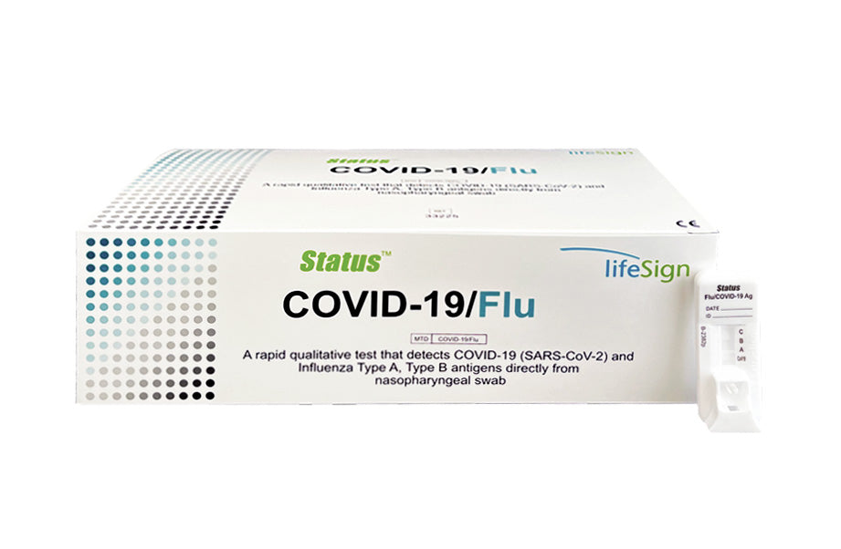 Code 1 Supply LifeSign Status™ COVID-19 Rapid Antigen and Flu A&B Test Kit (Box of 25)