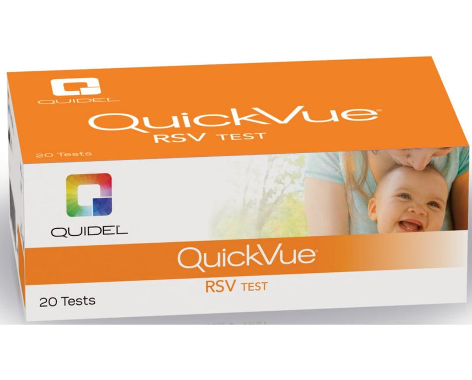 Code 1 Supply Quidel Rapid Diagnostic Test Kit QuickVue® RSV CLIA Waived 20 Tests