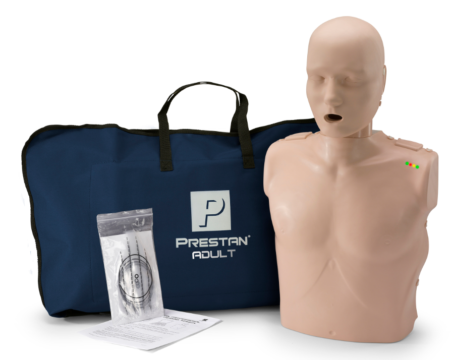 Code 1 Supply PRESTAN ADULT Manikin w/CPR Feedback-Single- Medium Tone