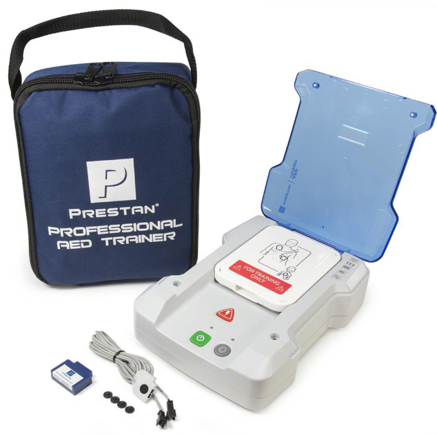 Code 1 Supply PRESTAN AED Trainer PLUS with English/Spanish, Single