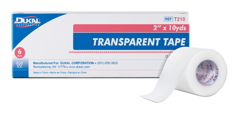 Code 1 Supply Transparent Tape 2" x 10 yd - Box of 12