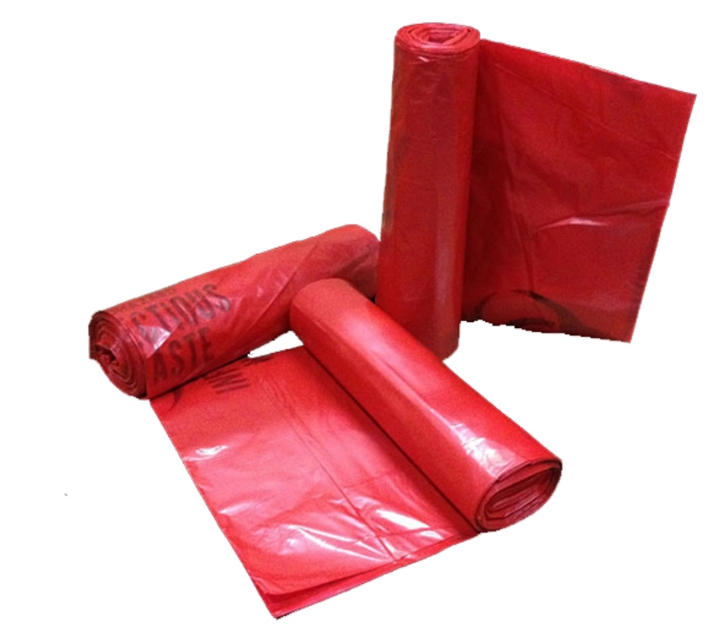 Code 1 Supply Infectious Waste Bag 33 gal. Red Bag-LARGE 31 X 43 Inch-(100 per Case)