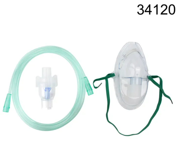 Code 1 Supply Nebulizer Kit 6 Cc Cup-w/ 7' Tubing and PEDI Aerosol Elongated Mask