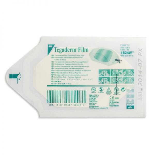 Code 1 Supply Tegaderm Transparent Film Dressings - Box 100 - 2-3/8" x 2-3/4"