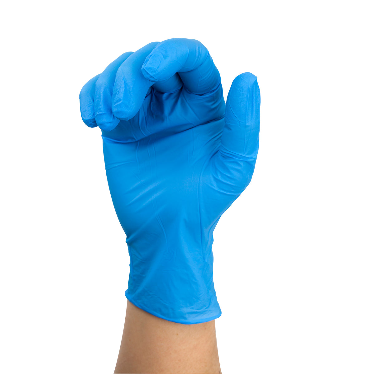 Code 1 Supply Nitrile Exam Glove (Non-latex) Powder Free - M - Blue - Box of 100