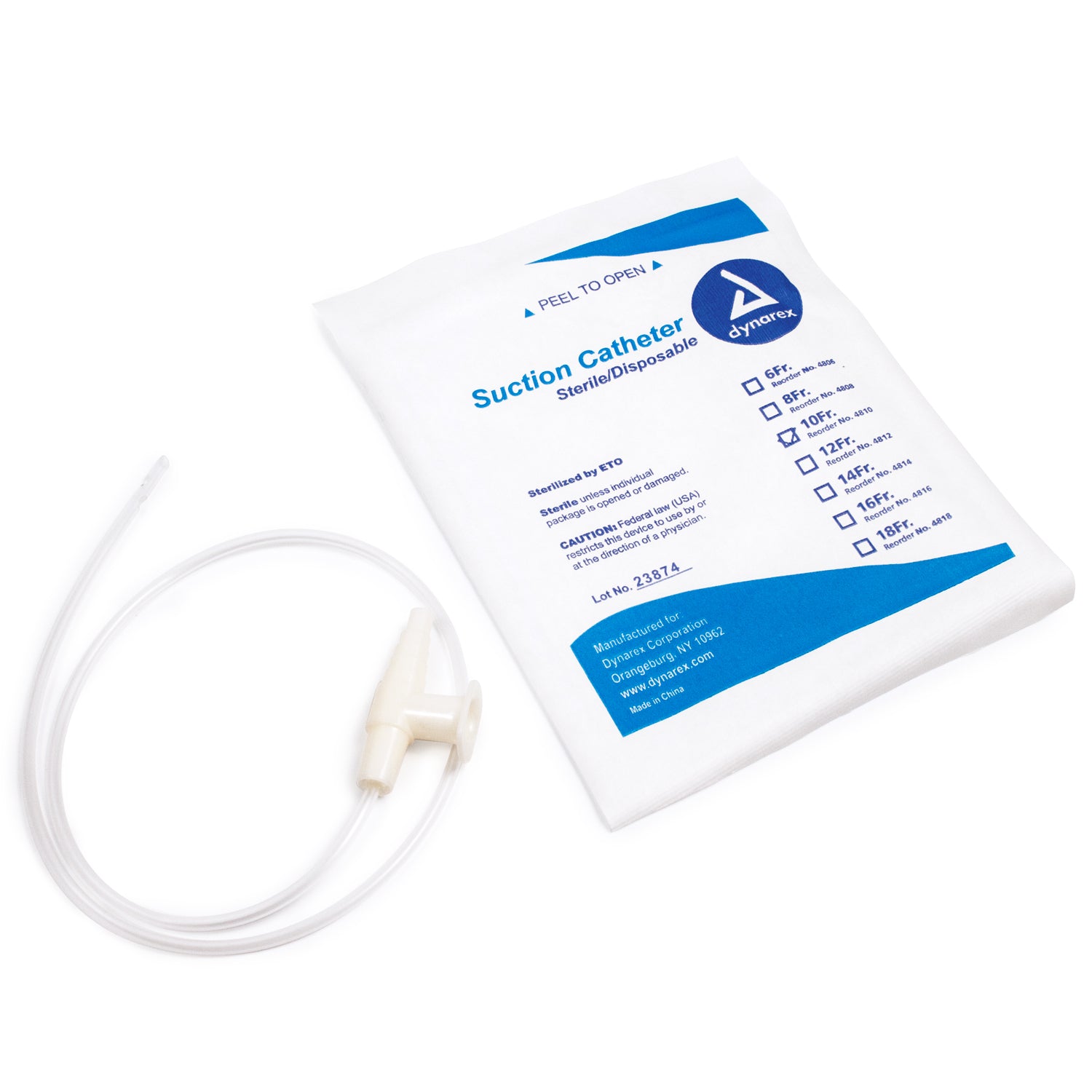 Code 1 Supply Suction Catheters Sterile - 10 Fr