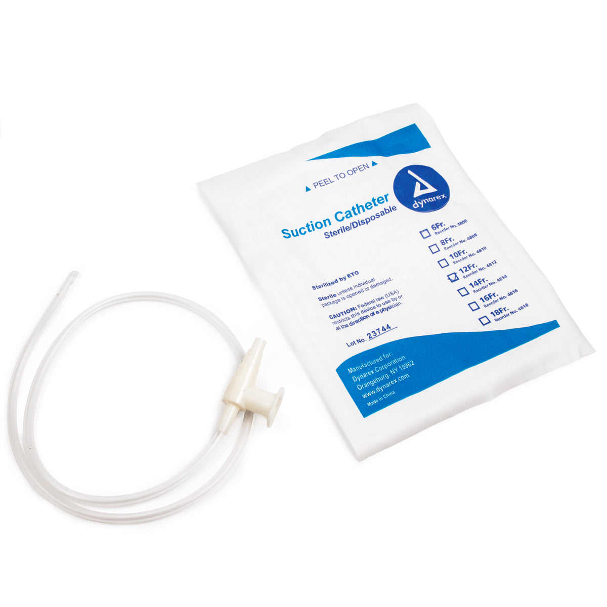 Code 1 Supply Suction Catheters Sterile - 12 Fr