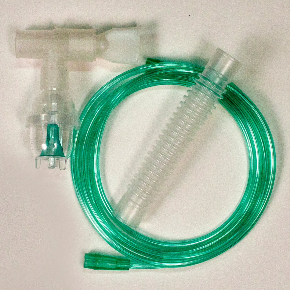 Code 1 Supply Nebulizer Kit With T-piece Mouth Piece And 6in Aerosol Tubi - 7ft Oxygen Tubing - 6" Aero Tub - 50 Units