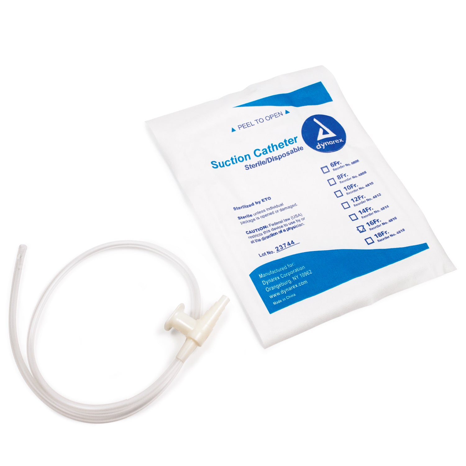 Code 1 Supply Suction Catheters Sterile - 16 Fr