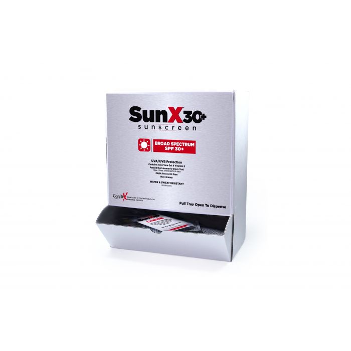 Code 1 Supply SunX30 Sunscreen Lotion Packets-50 Per Box