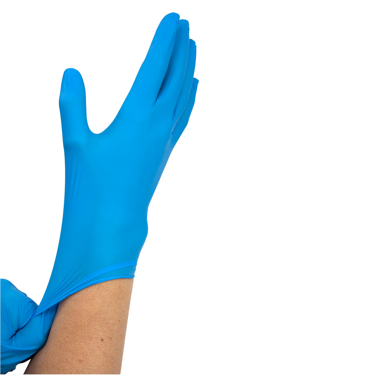 Code 1 Supply Nitrile Exam Glove (Non-latex) Powder Free - S - Blue - 1000 Pairs