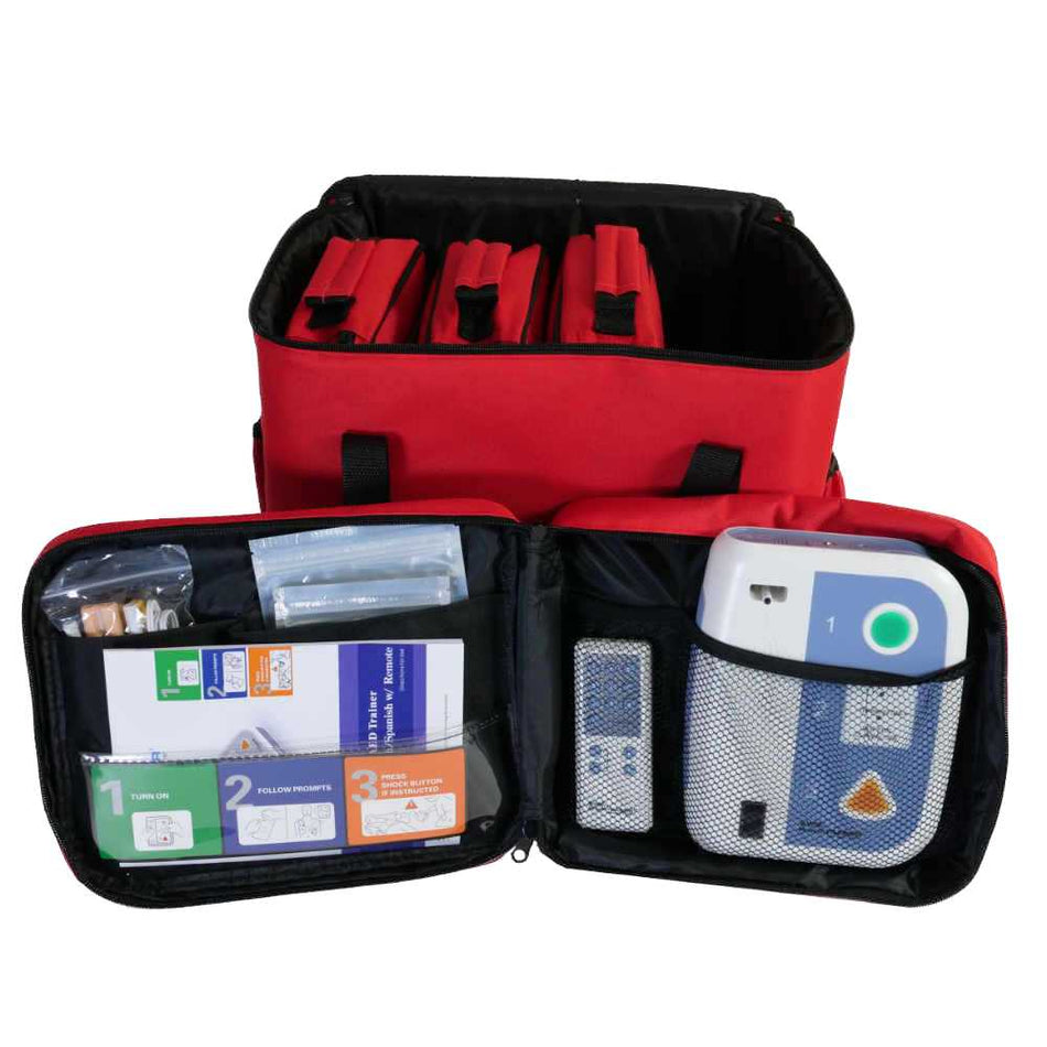 Code 1 Supply 4-Pack WNL Practi-TRAINER® AED Trainer Kit With Bag